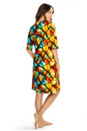 Bawełniana kolorowa koszula nocna Mewa Vitrage 6678