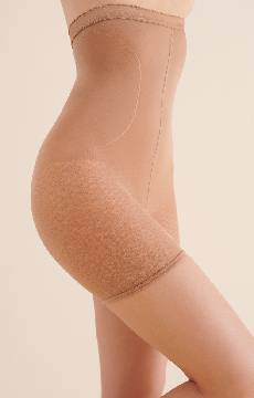 Beżowe bermudy z wysokim stanem modelujące Gabriella High Shaper Summer