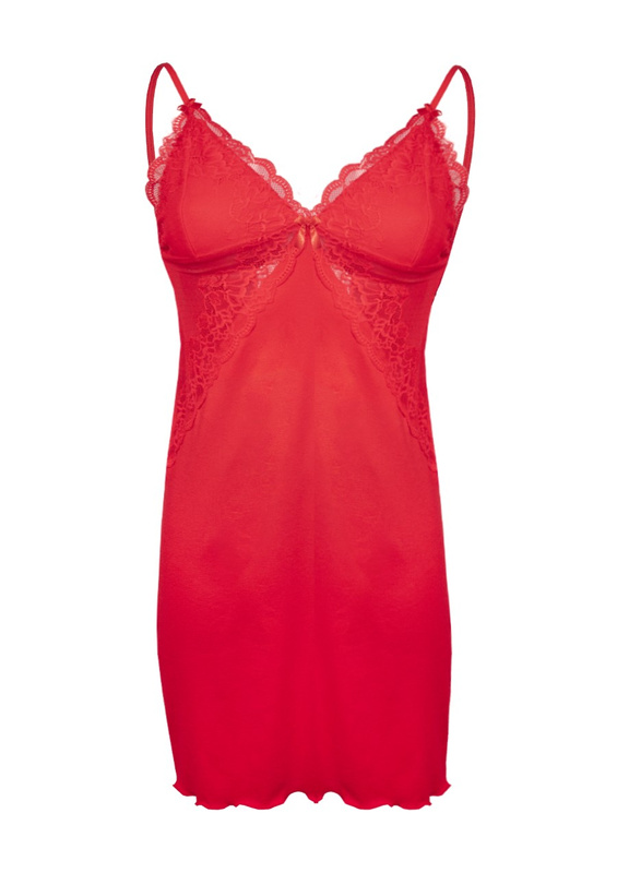 Halka Zuwena - wiskoza czerwony - Dkaren