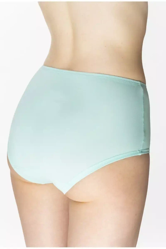 Klasyczne majtki damskie z wciąganą gumką Mewa 6340 Eliza w kolorze miętowym