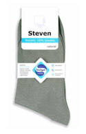 Skarpetki 100% bawełna Steven 055 dla kobiet i mężczyzn beżowe