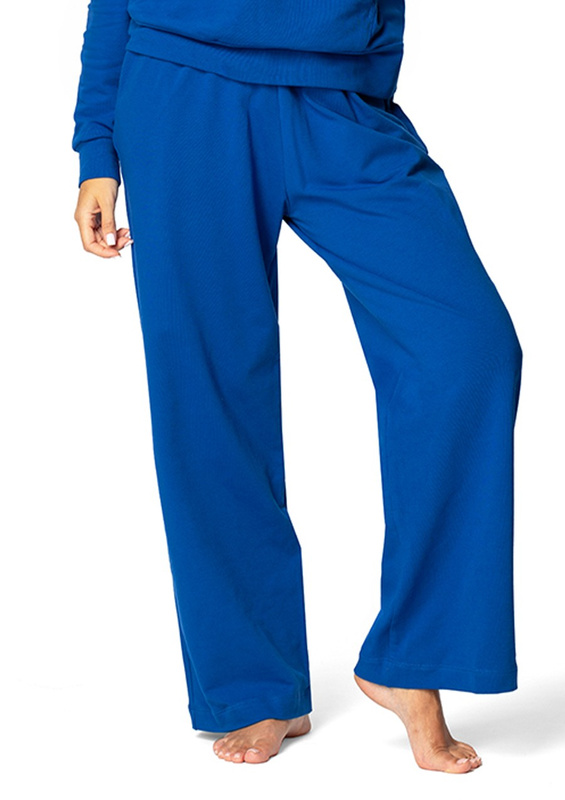 Spodnie DK-K-B8 - biały bawełna - Dkaren