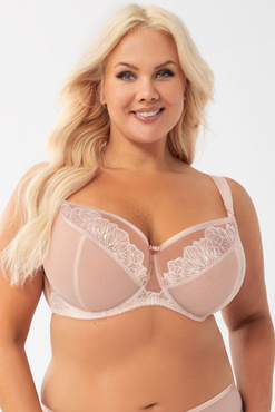 Biustonosz miękki na drutach DANIELAK902 beżowy - Gorsenia