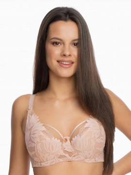 Biustonosz Semi-Soft Keto róż 1134 - Gaia