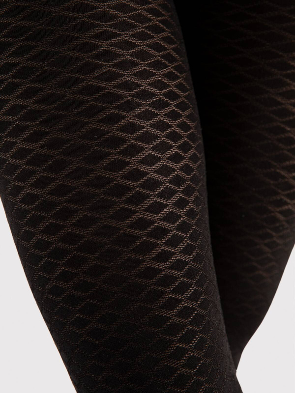 Stylowe rajstopy wzorzyste Fiore AQUATIC 40 DEN