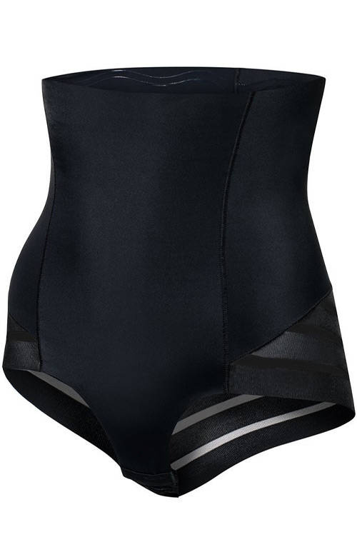 Wysokie, czarne bezszwowe figi modelujące Julimex 141 Maxi Super High