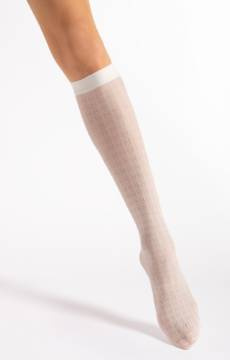 Podkolanówki wzorzyste Fiore DIAMOND CRUSH 30 den