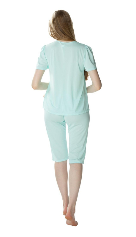 Damska dwuczęściowa piżama Matylda 3639 miętowy - Mewa