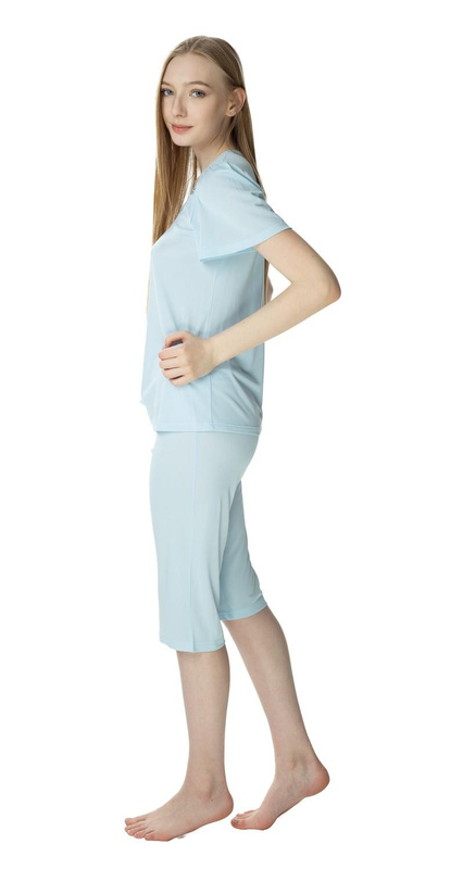 Damska dwuczęściowa piżama Matylda 3639 niebieski - Mewa