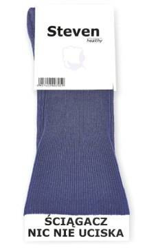 Uniwersalne skarpetki bezuciskowe Steven 018 dla kobiet i mężczyzn niebieski