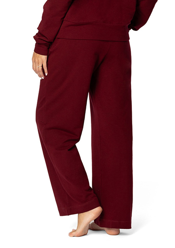 Spodnie DK-K-B8 - bordo bawełna - Dkaren