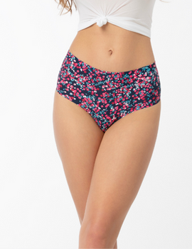 Kolorowe figi damskie Julimex CRANBERRIES BRASIL MAXI