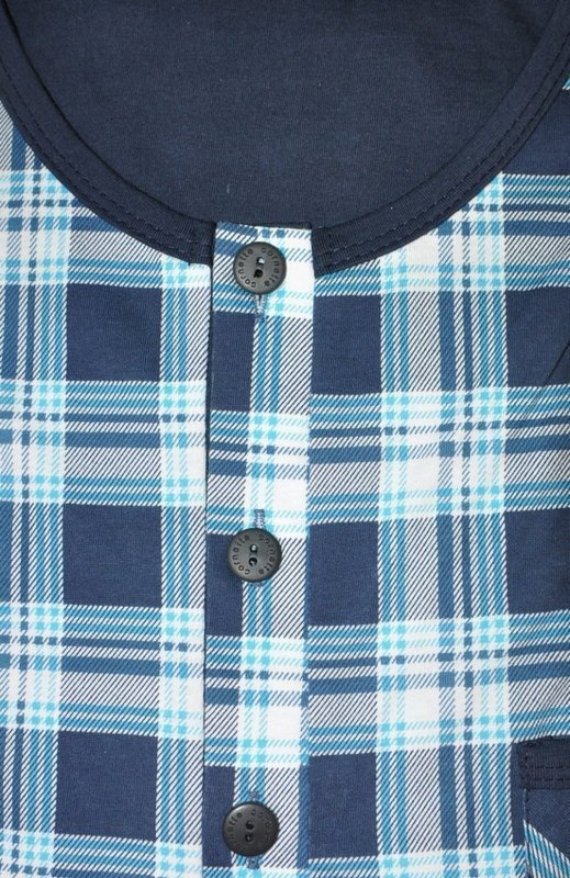 Męska koszula nocna ze szlafmycą Cornette 109 / MIX kolorystyczny