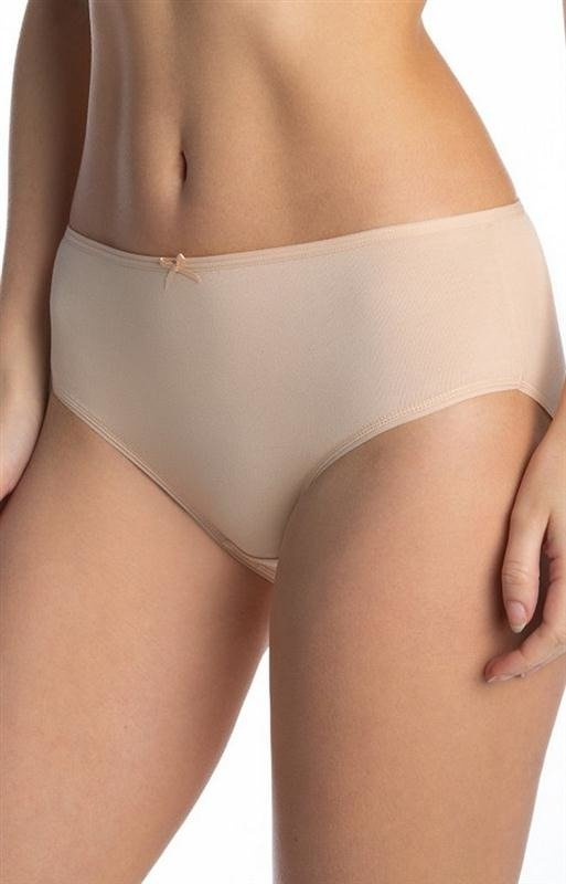 Granatowe bawełniane figi damskie Lama - 400 Bikini