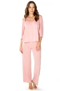 Piżama damska PATRYCJA 6658 ciemny róż - Mewa