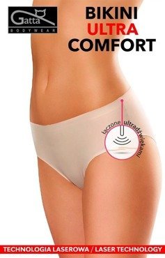 Gatta figi Bikini ULTRA Comfort  laserowo cięte, nie odznaczają się pod ubraniem / beżowe