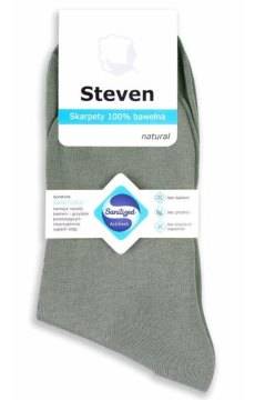 Skarpetki 100% bawełna Steven 055 dla kobiet i mężczyzn beżowe